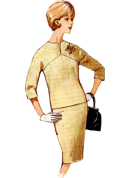 Simplicity sewing pattern S9915 envelope showing vintage 1960s dress designs