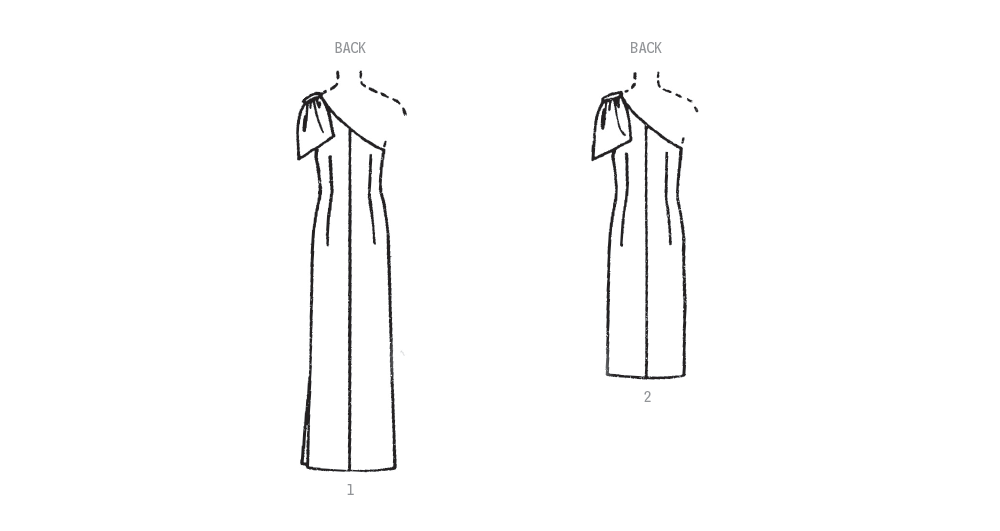 Simplicity sewing pattern S9916 envelope showing vintage 1960s dress designs