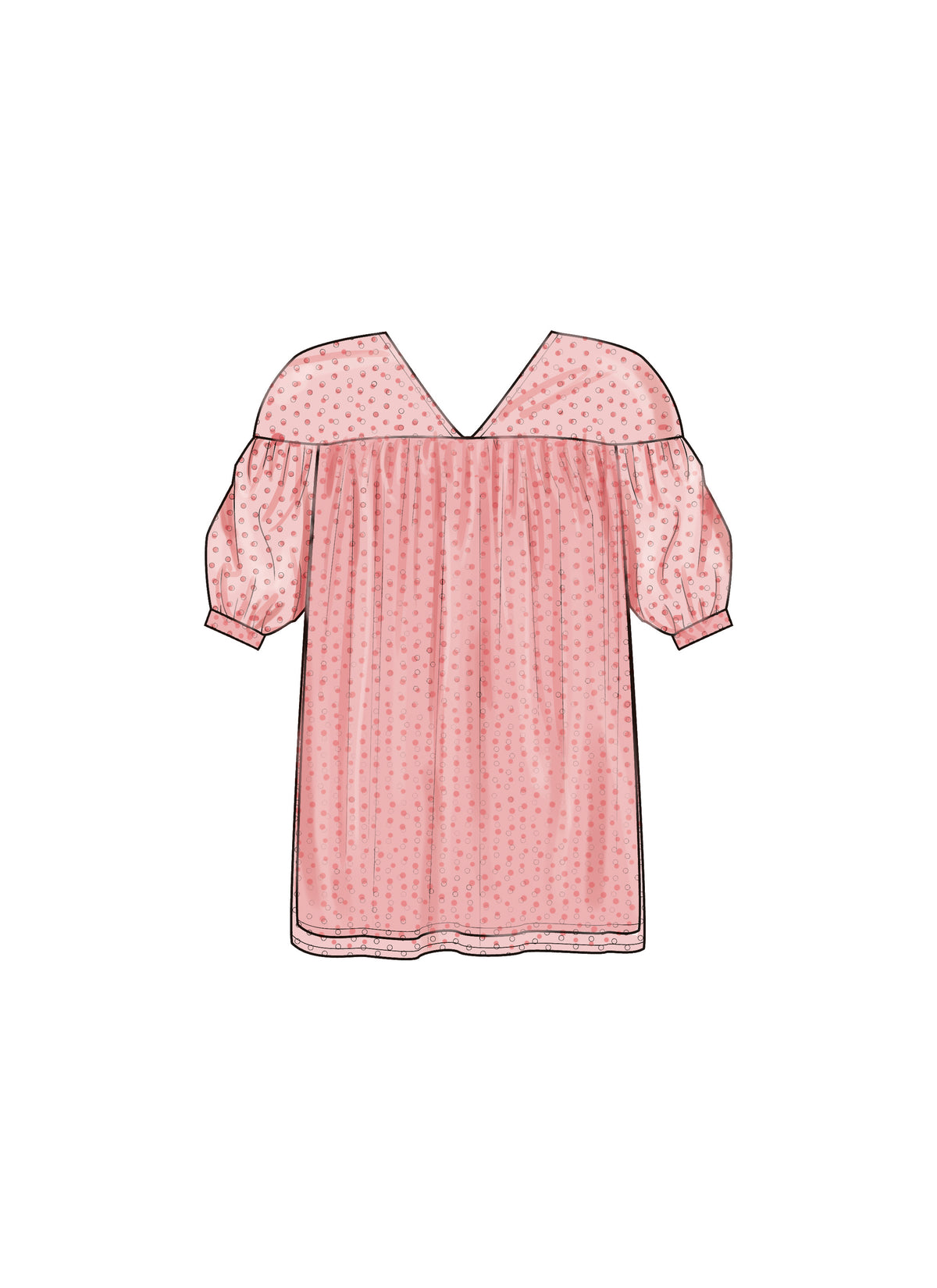 Simplicity sewing pattern S9921 envelope showing misses' puff sleeve top designs