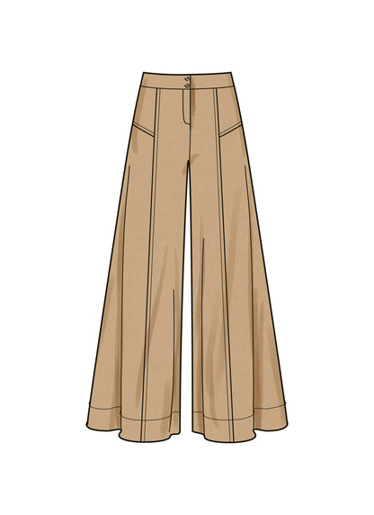 Simplicity S9925 sewing pattern envelope showing trousers, a shrug and a top