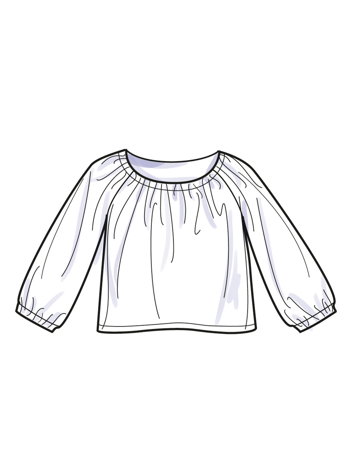 Simplicity S9934 sewing pattern envelope showing girls' casual wear