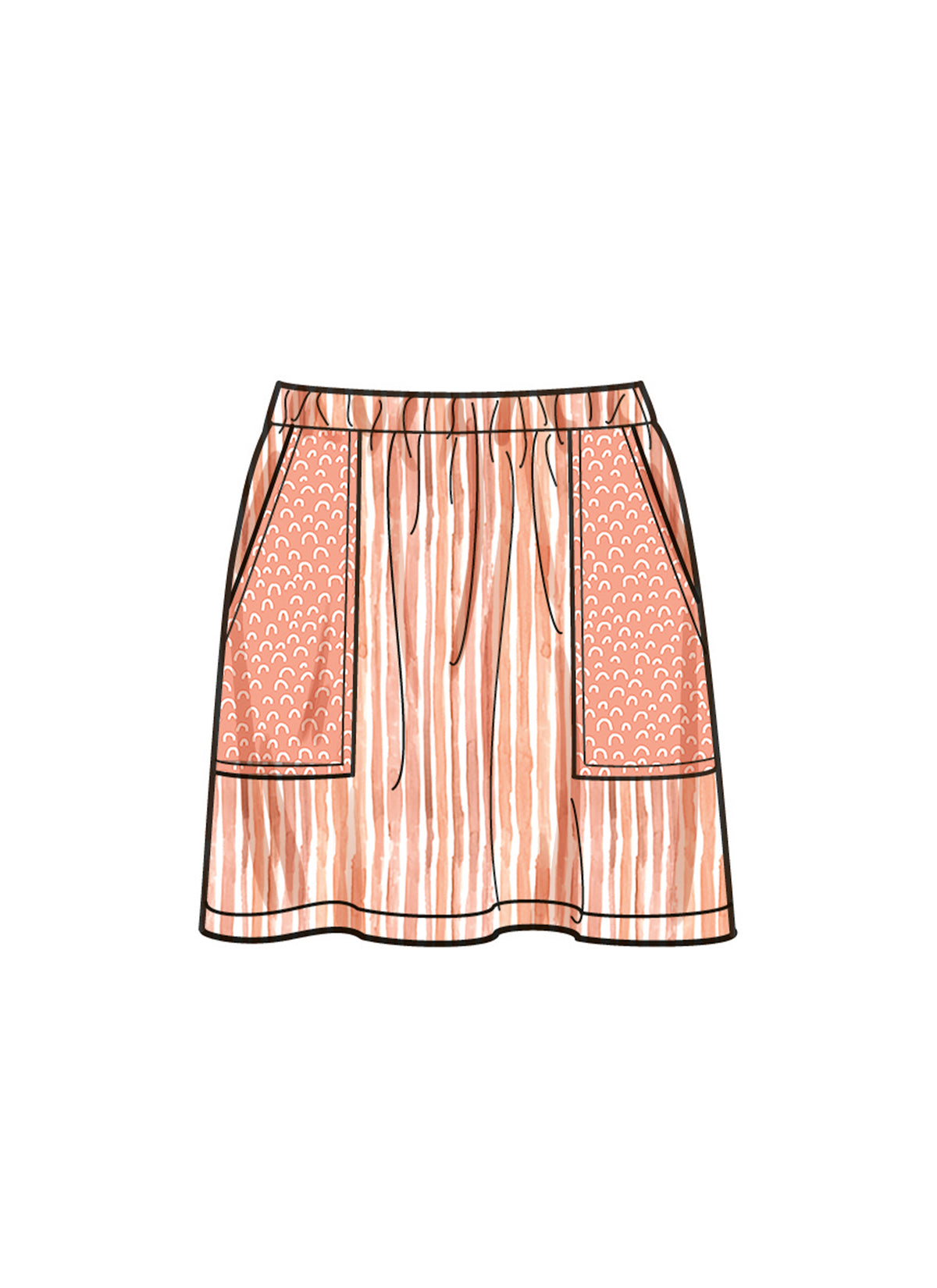 Simplicity S9934 sewing pattern envelope showing girls' casual wear