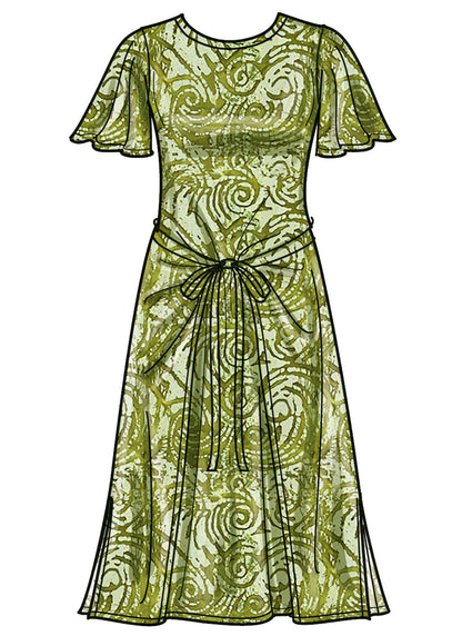 Simplicity S9947 sewing pattern envelope showing dresses