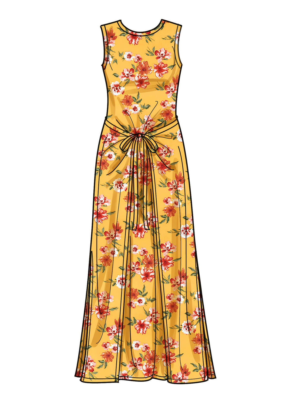Simplicity S9947 sewing pattern envelope showing dresses
