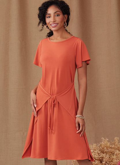 Simplicity S9947 sewing pattern envelope showing dresses