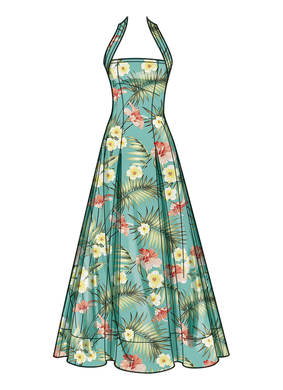 Simplicity S9949 sewing pattern envelope showing dresses