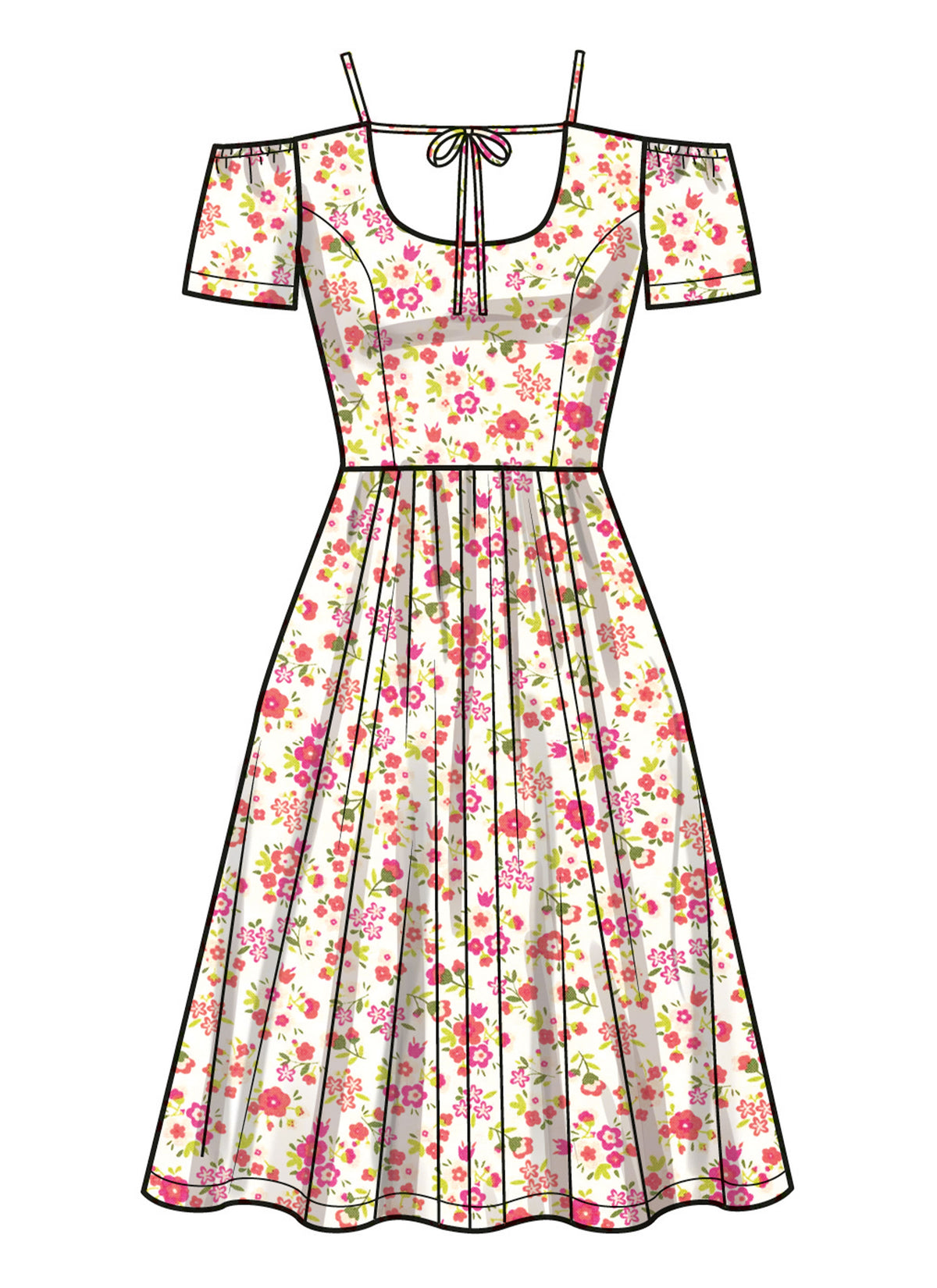 Simplicity S9950 sewing pattern envelope showing dresses
