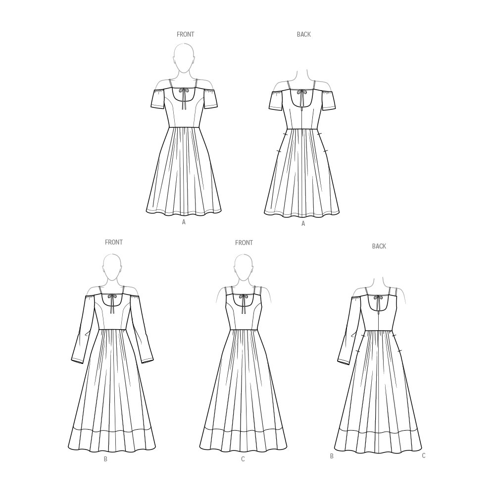 Simplicity S9950 sewing pattern envelope showing dresses