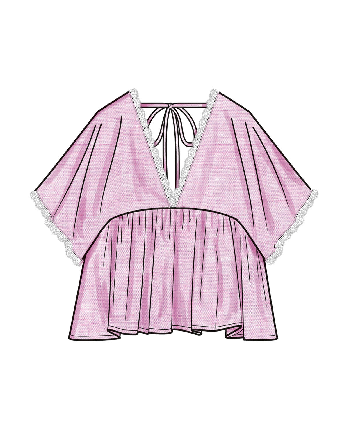 Simplicity S9951 sewing pattern envelope showing top