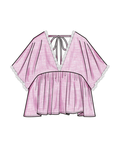 Simplicity S9951 sewing pattern envelope showing top