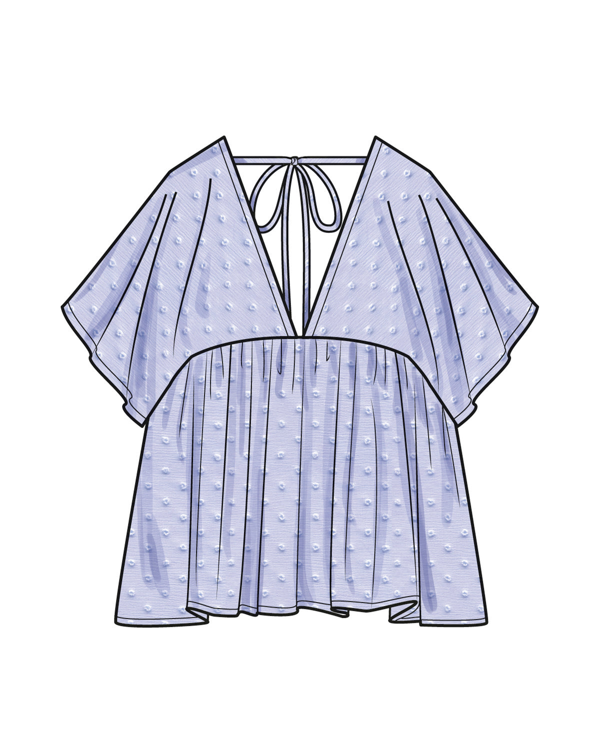 Simplicity S9951 sewing pattern envelope showing top