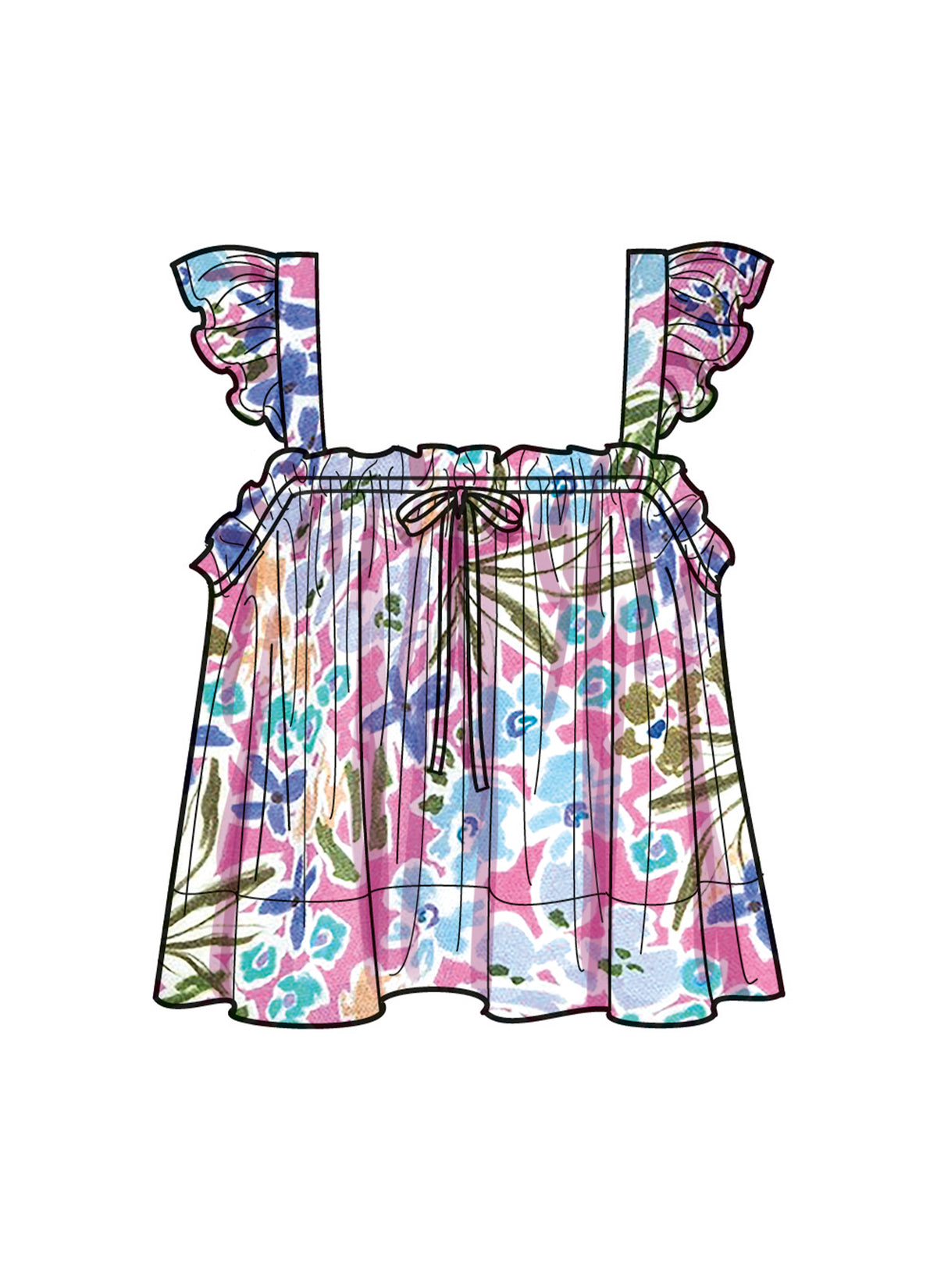 Simplicity S9953 sewing pattern envelope showing top