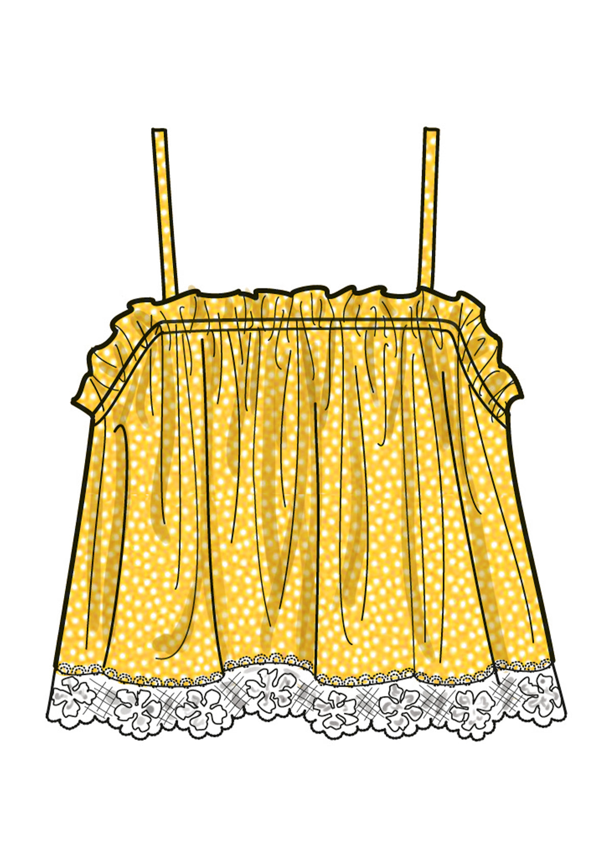 Simplicity S9953 sewing pattern envelope showing top
