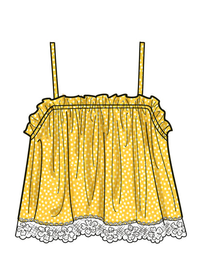 Simplicity S9953 sewing pattern envelope showing top