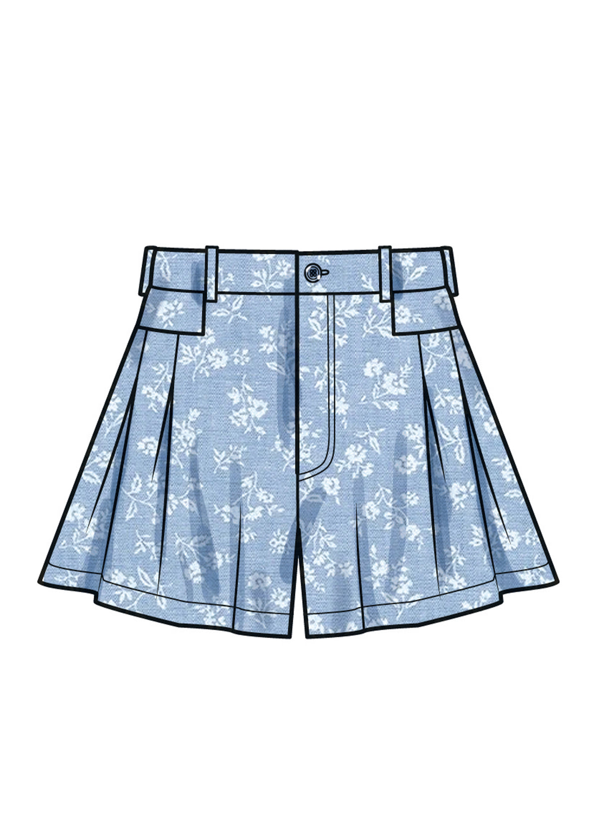 Simplicity S9955 sewing pattern envelope showing trousers