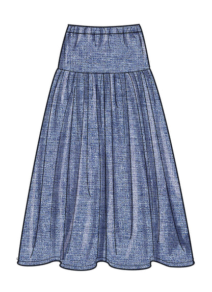 Simplicity S9958 sewing pattern envelope showing dress