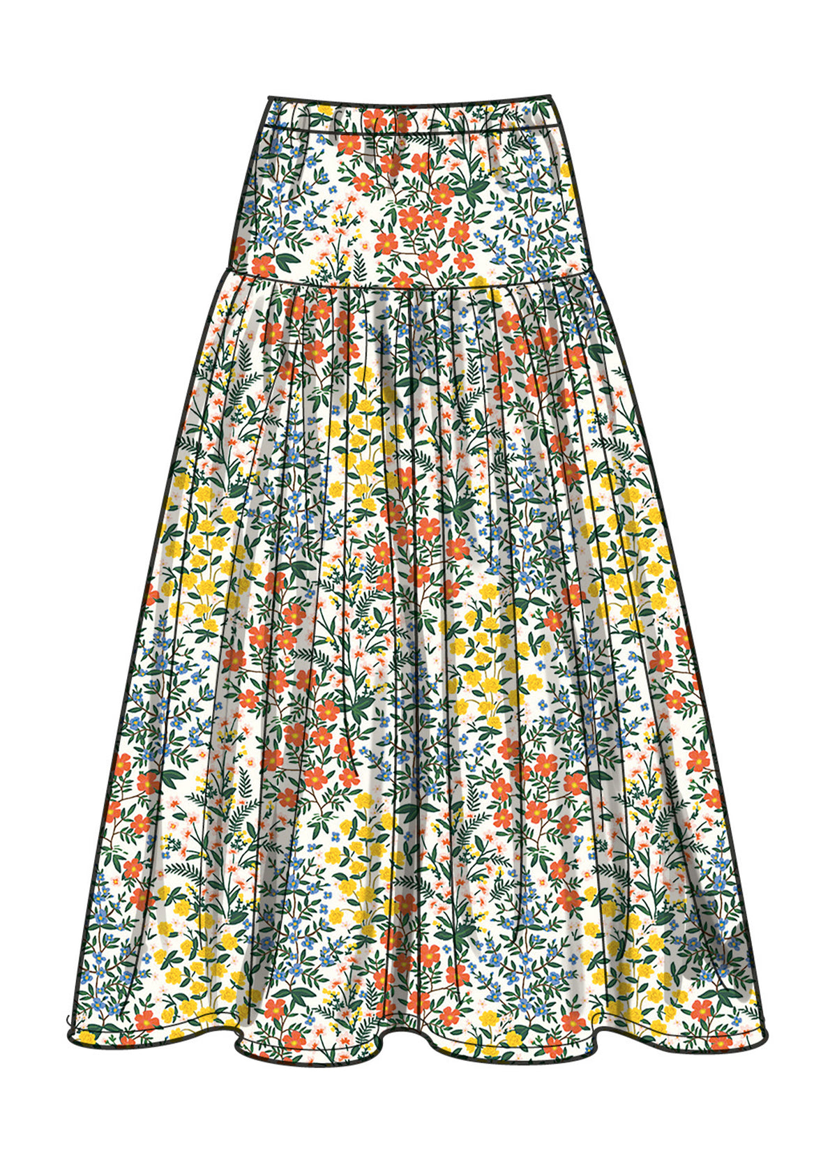 Simplicity S9958 sewing pattern envelope showing dress