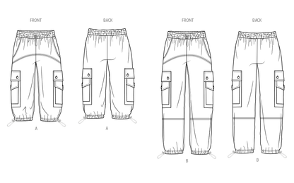 Simplicity S9959 sewing pattern envelope showing trousers