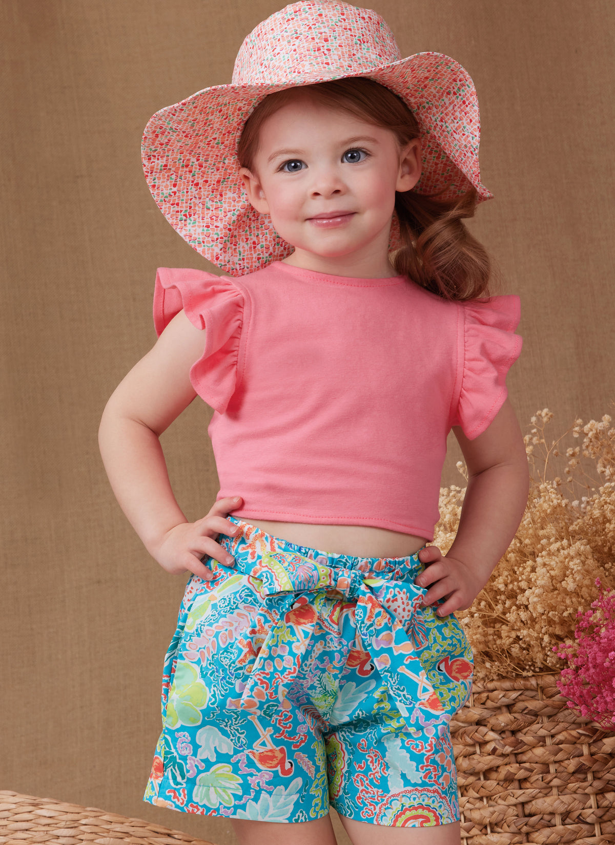 Simplicity S9961 sewing pattern envelope showing children's clothing