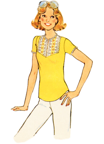 Simplicity S9965 sewing pattern envelope showing vintage garments