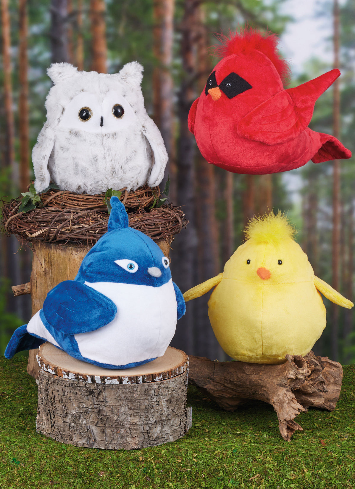 Simplicity S9972 sewing pattern envelope showing stuffed toys