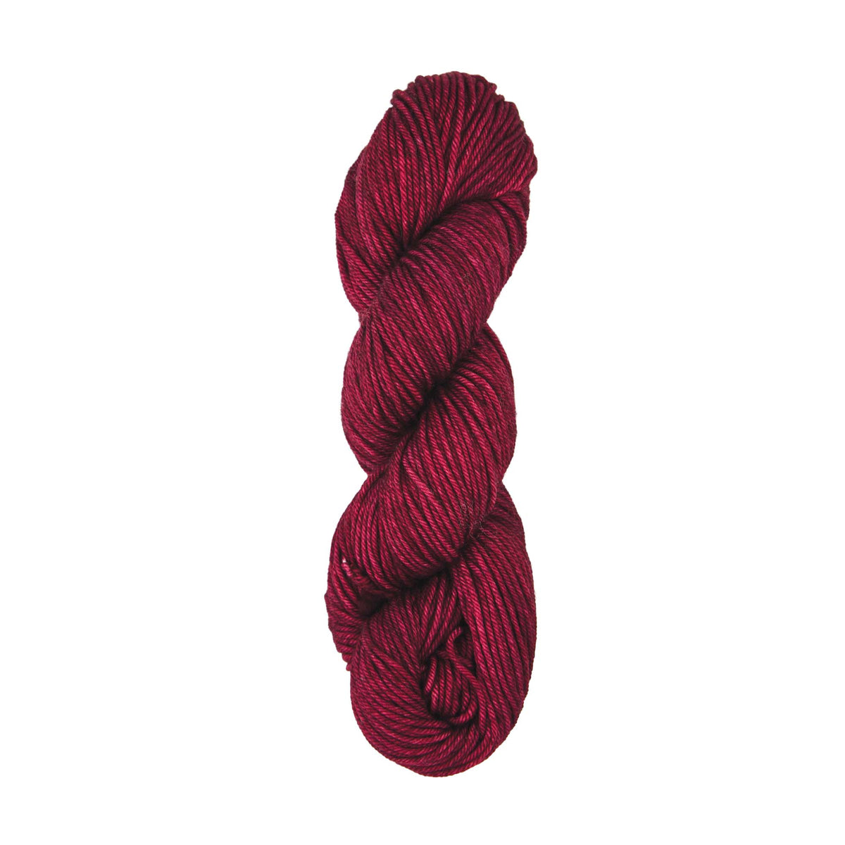 Skein of Symfonie Bella semi-solid merino yarn in Dried Chiles