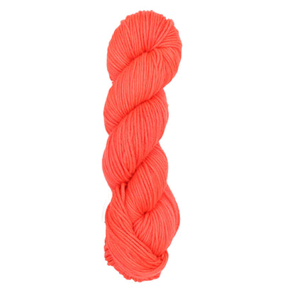 Skein of Symfonie Bella semi-solid merino yarn in Lava Glow