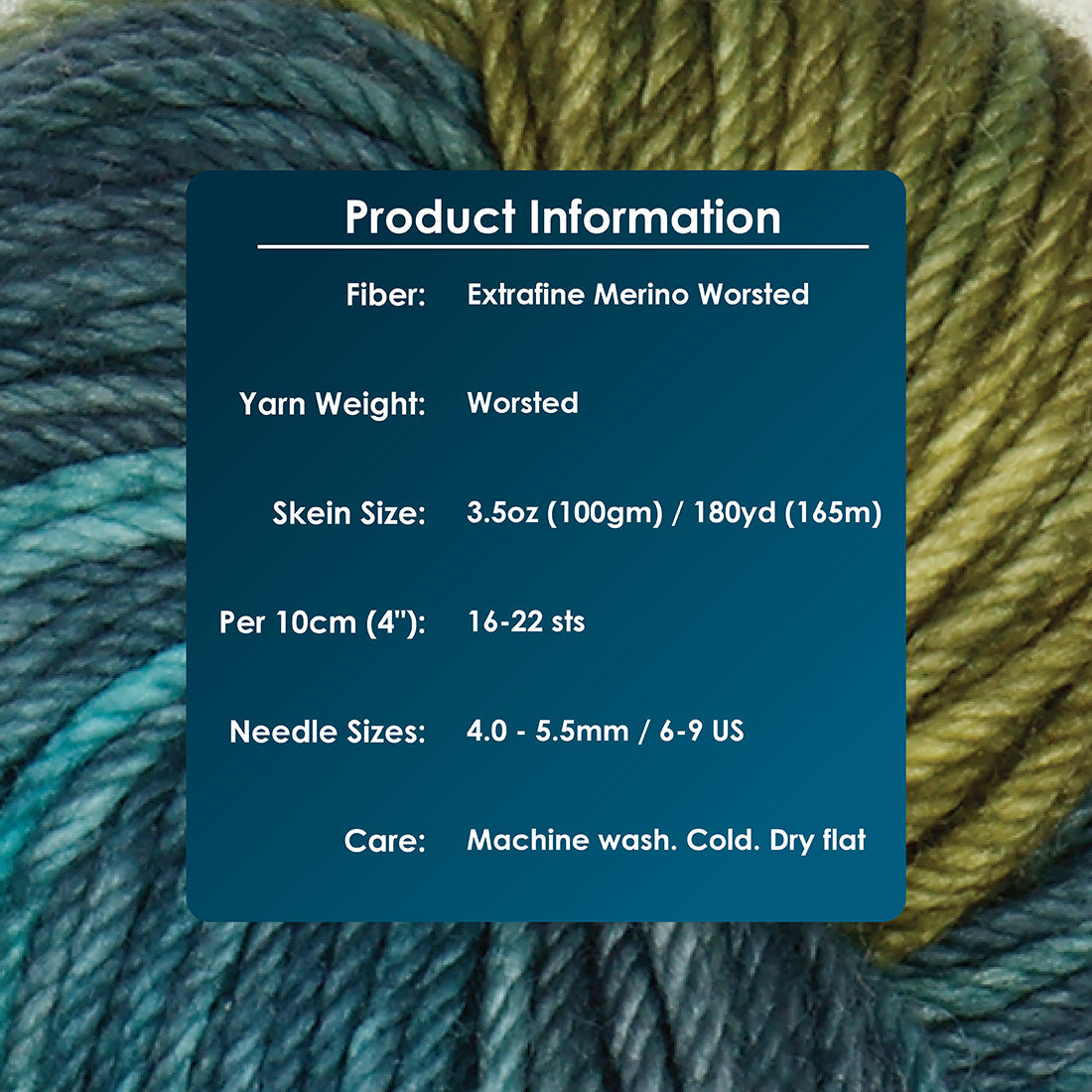 Hand-dyed skein of Symfonie Bella yarn in Spring Blush
