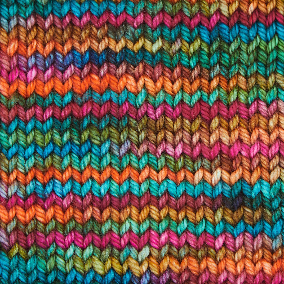 Skein of Symfonie Bella variegated merino yarn in Dragon Vine