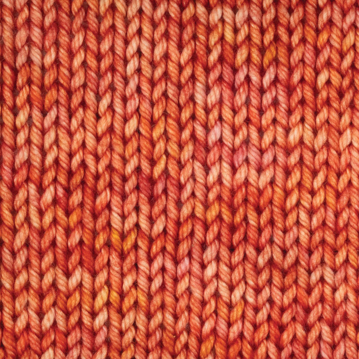 Skein of Symfonie Bella variegated merino yarn in Apricot