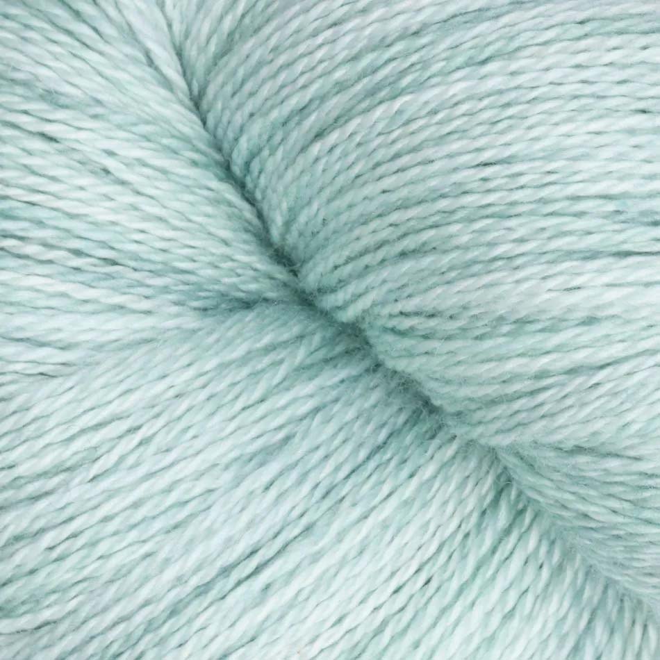 Hand-dyed cake of Symfonie Diva yarn in Celadon