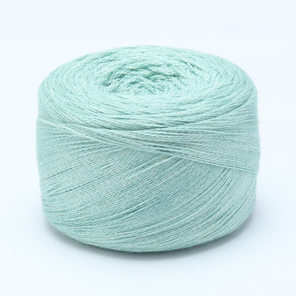 Hand-dyed cake of Symfonie Diva yarn in Celadon