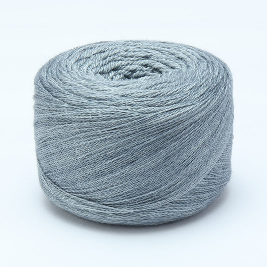 Hand-dyed cake of Symfonie Diva yarn in Sterling
