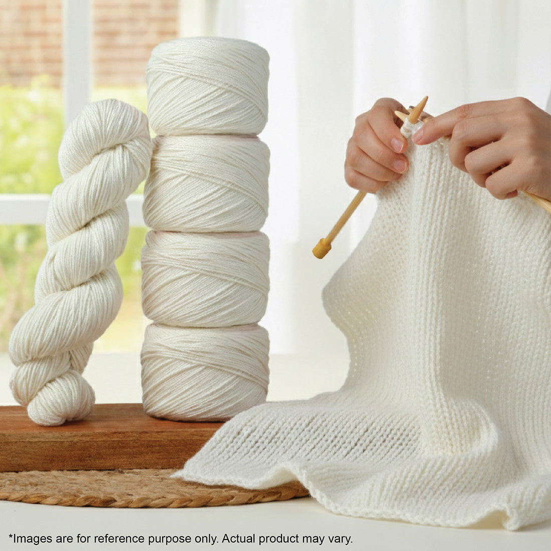100g skein of Symfonie Luna yarn in Moonlight