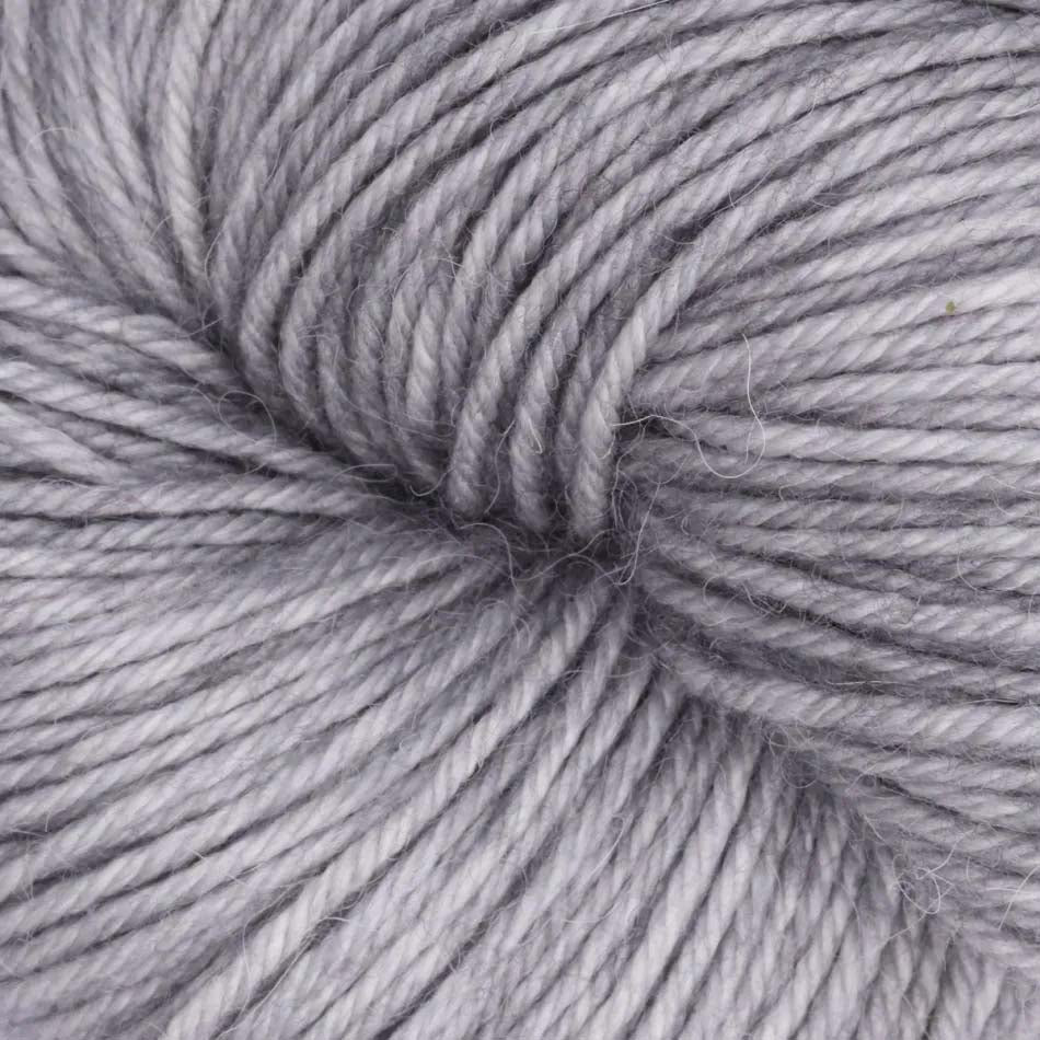 100g skein of Symfonie Serra yarn in First Frost