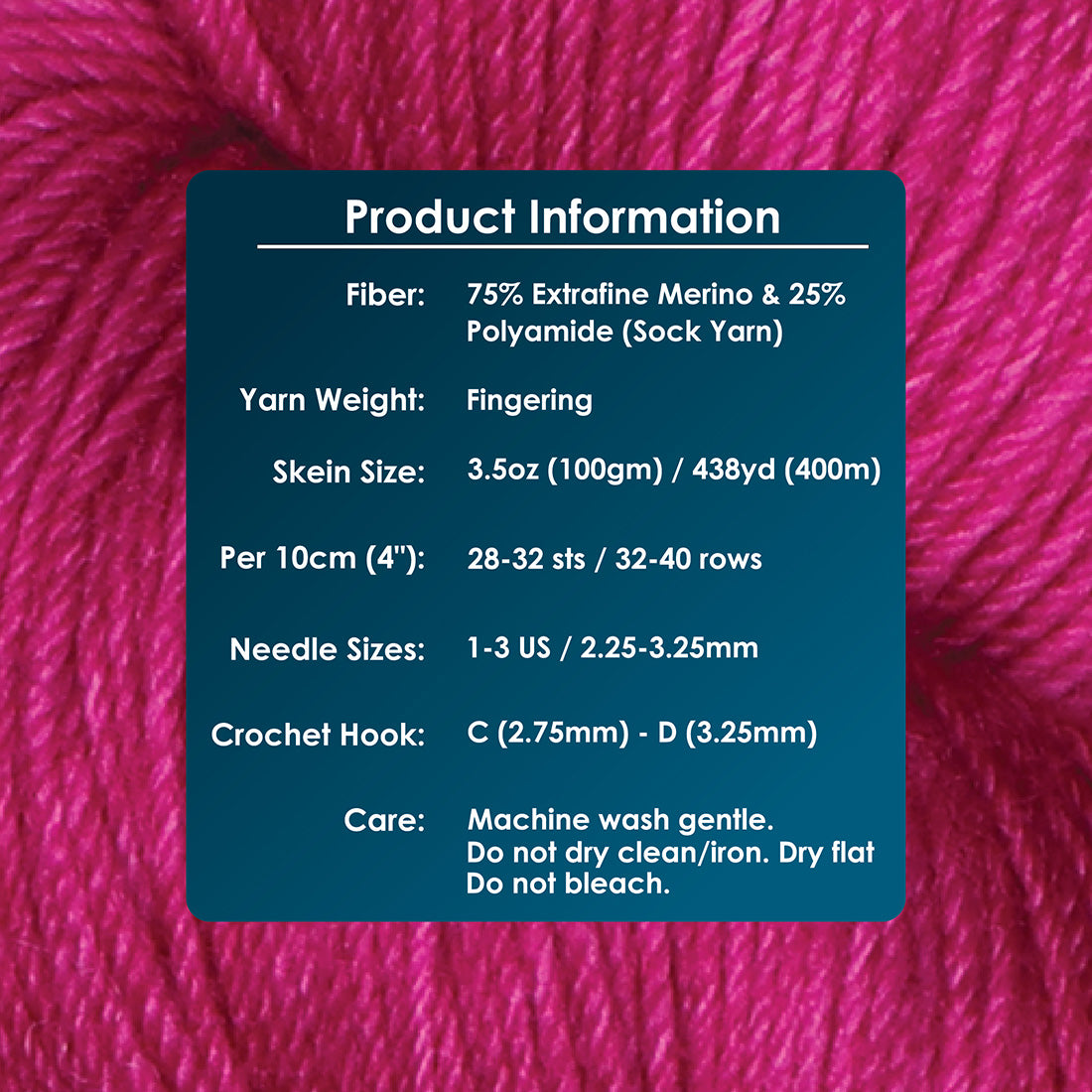 Skein of Symfonie Yarns Terra sock yarn in Pink Mauve