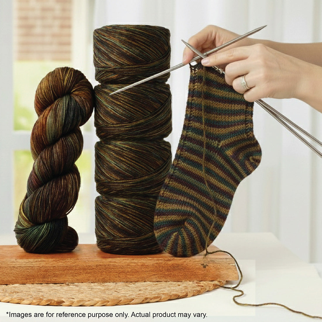 Skein of Symfonie Terra sock yarn in Wilderness