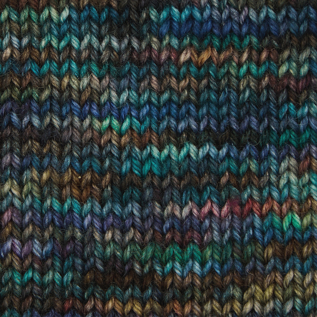 Skein of Symfonie Terra sock yarn in Tropical Seascape