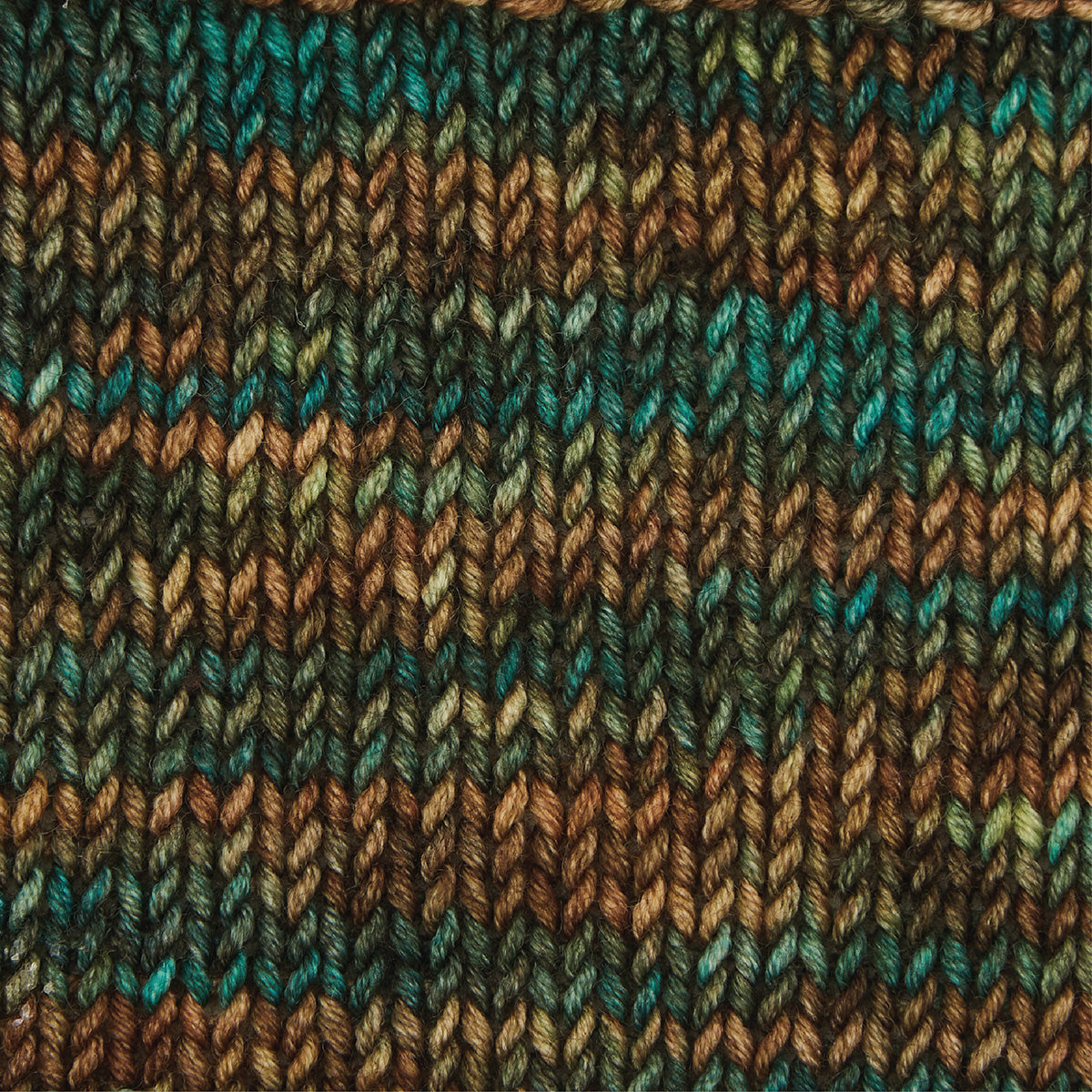 Skein of Symfonie Terra sock yarn in Himalayas