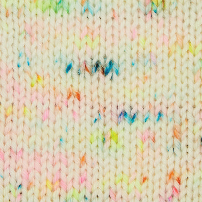 Skein of Symfonie Terra sock yarn in Neon Confetti