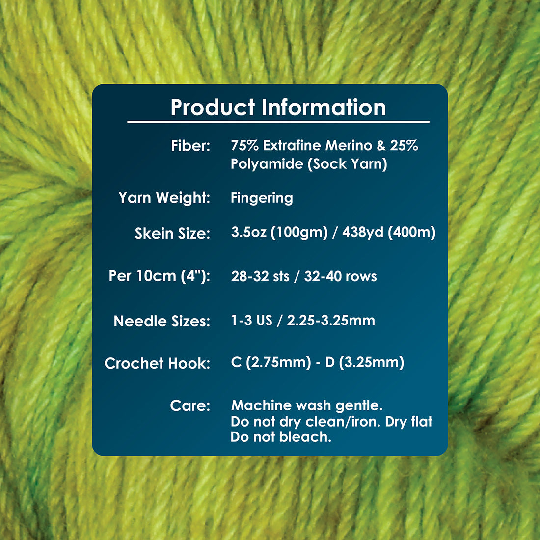 Skein of Symfonie Terra sock yarn in Macha