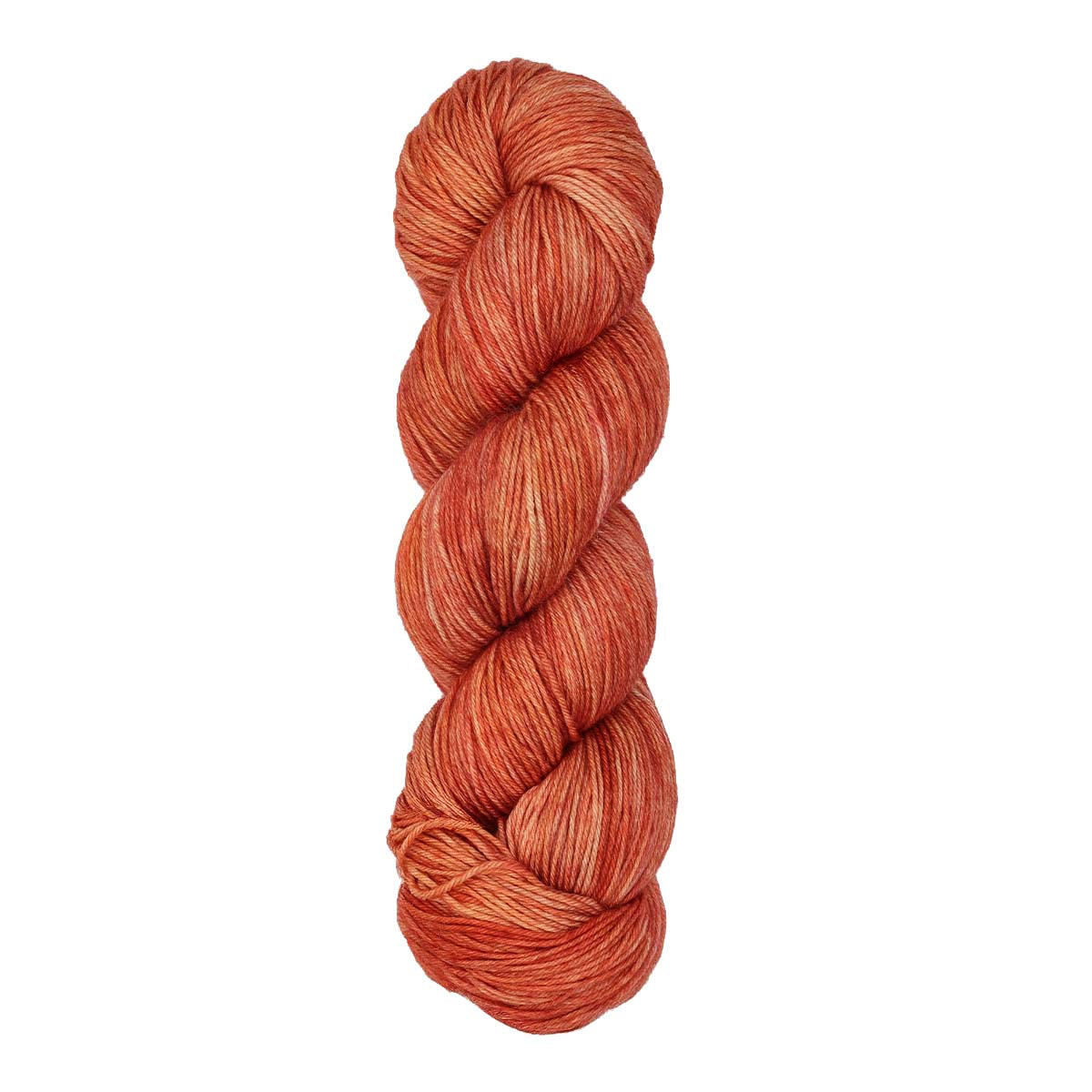 Skein of Symfonie Yarns Terra sock yarn in Apricot