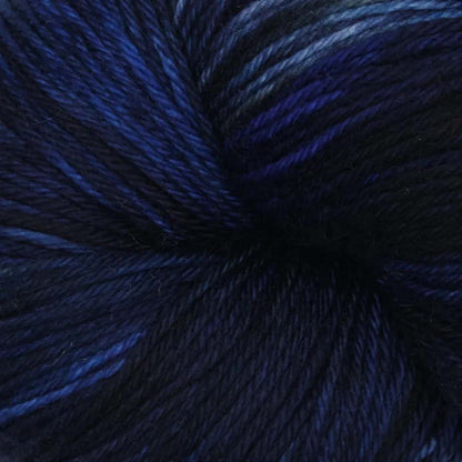 Skein of Symfonie Yarns Terra sock yarn in Deep Sea