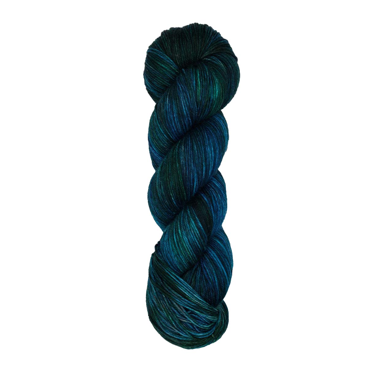 Skein of Symfonie Terra sock yarn in Tucson Teal