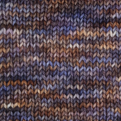 Skein of Symfonie Terra sock yarn in Mulberry Mud