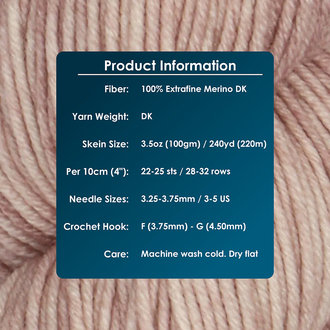Skein of Symfonie Viva DK merino yarn in Brown Eggshell