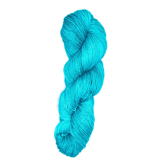 Skein of Symfonie Viva DK merino yarn in Emerald Sea