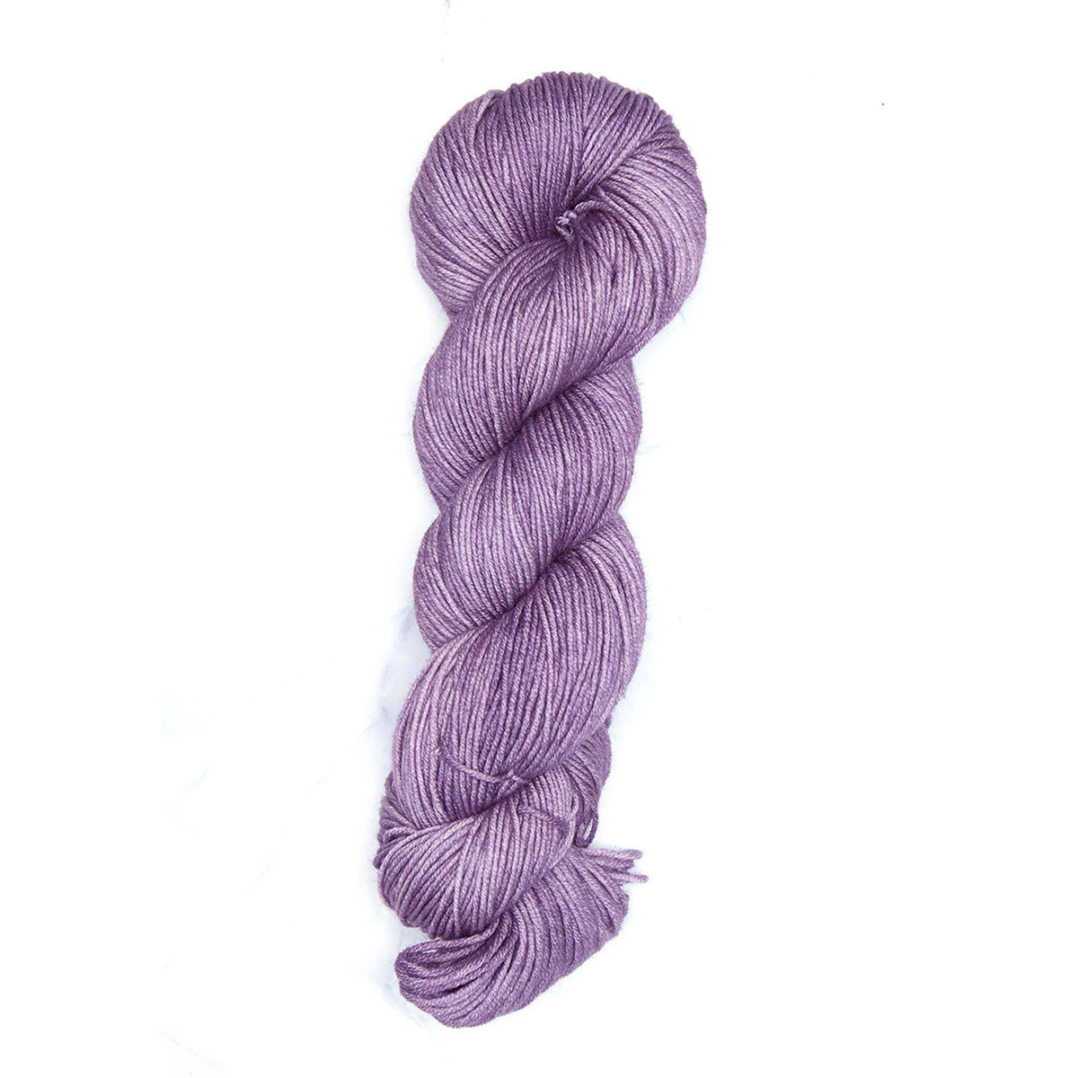 Skein of Symfonie Viva DK merino yarn in Purple Sea Glass