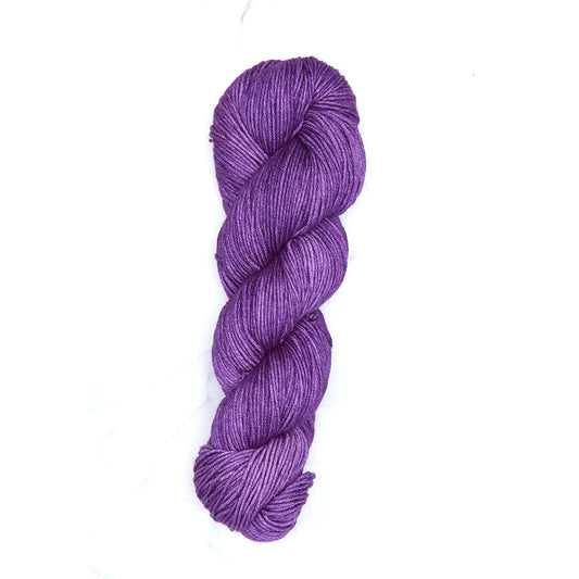Skein of Symfonie Viva DK merino yarn in Amethyst
