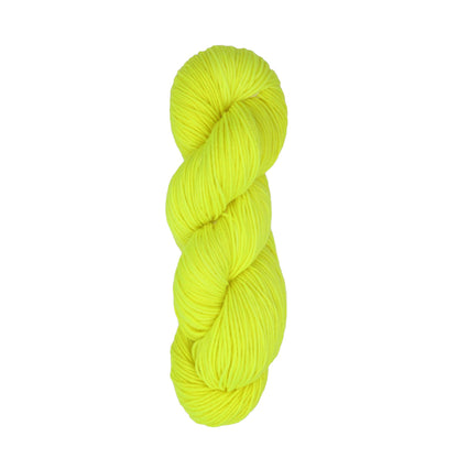 Skein of Symfonie Viva DK merino yarn in Lemon Glow